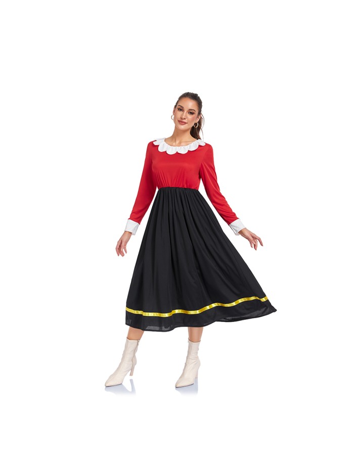 Adult Women Carnival Fancy Party Dress Costumes Cartoon Sailor Cosplay Costume Top Skirt Plus Size Women Fancy Uniform Skirts DL2086