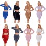 Smooth Shiny Skirt Oil Glossy Tube Micro Mini Skirt Elastic Bandage Tights Package Hip Dress With Top XX70095