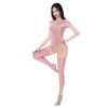 Sexy Stain Smooth High Cut Bodysuit Oil Glossy Shiny Elastic Dance Maid Tights Yoga Shapping Leotard One Pieces T-shirt XX70062