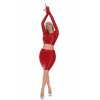 Smooth Shiny Skirt Oil Glossy Tube Micro Mini Skirt Elastic Bandage Tights Package Hip Dress With Top XX70095