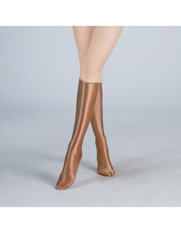 Women Elastic Smooth Thigh High Oil Glossy Long Garters Sexy Stockings XX9117