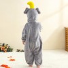 Kids Jumpsuit Cute Cartoon Animal Shaped Outfits Children Winter Thicked Outfits Warm Flannel One-piece Pajamas XB12