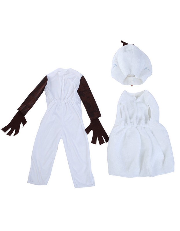 Children's Olaf clothes Frozen Snow lovely snowman dress up kindergarten activities Cosplay Olaf stage show costumes XB11