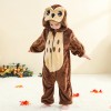 Kids Jumpsuit Cute Cartoon Animal Shaped Outfits Children Winter Thicked Outfits Warm Flannel One-piece Pajamas XB12