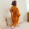 Kids Jumpsuit Cute Cartoon Animal Shaped Outfits Children Winter Thicked Outfits Warm Flannel One-piece Pajamas XB12