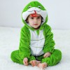 Kids Jumpsuit Cute Cartoon Animal Shaped Outfits Children Winter Thicked Outfits Warm Flannel One-piece Pajamas XB12