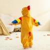 Kids Jumpsuit Cute Cartoon Animal Shaped Outfits Children Winter Thicked Outfits Warm Flannel One-piece Pajamas XB12