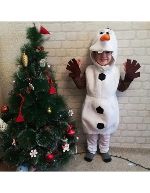 Children's Olaf clothes Frozen Snow lovely snowman dress up kindergarten activities Cosplay Olaf stage show costumes XB11