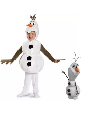 Children's Olaf clothes Frozen Snow lovely snowman dress up kindergarten activities Cosplay Olaf stage show costumes XB11