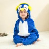 Kids Jumpsuit Cute Cartoon Animal Shaped Outfits Children Winter Thicked Outfits Warm Flannel One-piece Pajamas XB12