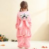 Kids Jumpsuit Cute Cartoon Animal Shaped Outfits Children Winter Thicked Outfits Warm Flannel One-piece Pajamas XB12