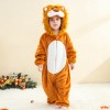 Kids Jumpsuit Cute Cartoon Animal Shaped Outfits Children Winter Thicked Outfits Warm Flannel One-piece Pajamas XB12