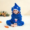 Kids Jumpsuit Cute Cartoon Animal Shaped Outfits Children Winter Thicked Outfits Warm Flannel One-piece Pajamas XB12