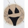 Sexy Micro Bikini Swimsuit Push-Up Adjustable Swimwear Summer Beach Bathing Suit Beachwear Bikinis Set CC607BK