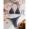 Swimsuit For Women Push Up Bikinis Sexy Micro Swimwear Female Bikini Set Brazilian Biquini Print Bathing Suit Summer Beachwear CC618BK
