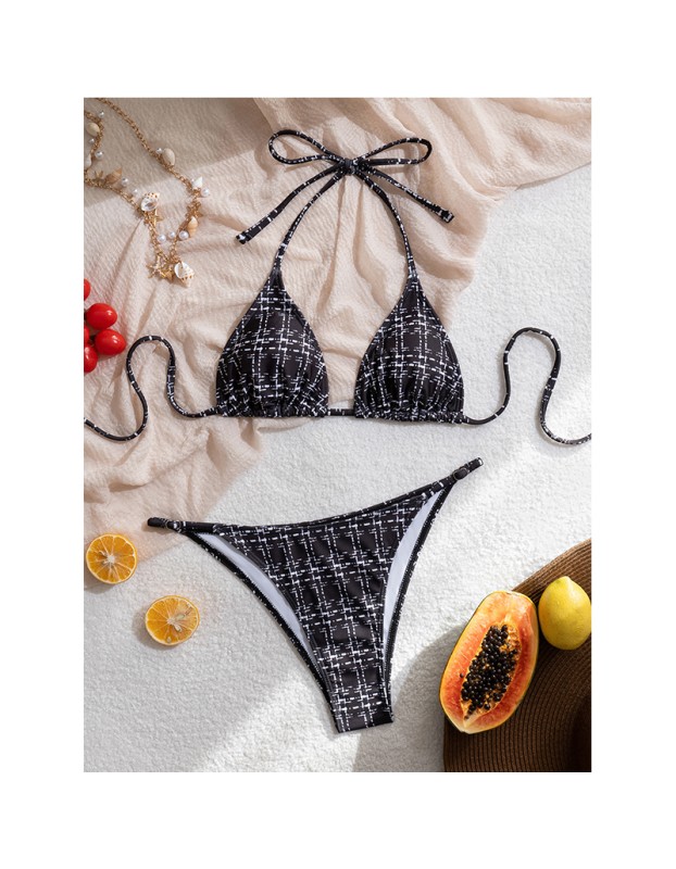 Swimsuit For Women Push Up Bikinis Sexy Micro Swimwear Female Bikini Set Brazilian Biquini Print Bathing Suit Summer Beachwear CC618BK
