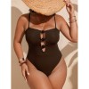 Triangle Bikini Womens' Push Up Bathing Suit Sexy Bodysuit One-Piece Swimwear Suspender Competition Swimwear Onesie Beachwear FF1277BR