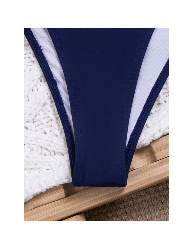 Bikini Set Adjustable Triangle Top & Side Tie Minimalist Swimsuit Women with Layered Pendant Beach FF1293-NA