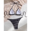 Swimsuit For Women Push Up Bikinis Sexy Micro Swimwear Female Bikini Set Brazilian Biquini Print Bathing Suit Summer Beachwear CC618BK