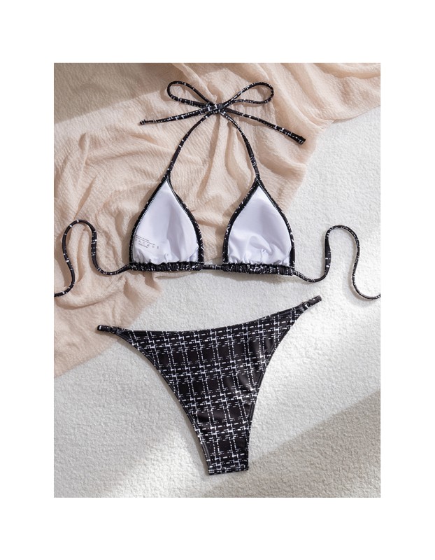 Swimsuit For Women Push Up Bikinis Sexy Micro Swimwear Female Bikini Set Brazilian Biquini Print Bathing Suit Summer Beachwear CC618BK