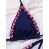 Bikini Set Adjustable Triangle Top & Side Tie Minimalist Swimsuit Women with Layered Pendant Beach FF1293-NA