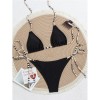 Sexy Micro Bikini Swimsuit Push-Up Adjustable Swimwear Summer Beach Bathing Suit Beachwear Bikinis Set CC607BK