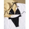 Sexy New Bikini Triangle Strap Shell Pendant Sexy Bikini Two-Piece Swimsuit for Women JY1052