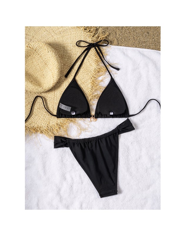 Sexy New Bikini Triangle Strap Shell Pendant Sexy Bikini Two-Piece Swimsuit for Women JY1052