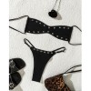 2026 New Metal Rings Mini Micro Thong Bikini Women Swimwear Swimsuit Two-pieces Bikini Set Bather Bathing Suit Swim Lady JY1050