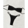 2026 New Metal Rings Mini Micro Thong Bikini Women Swimwear Swimsuit Two-pieces Bikini Set Bather Bathing Suit Swim Lady JY1050