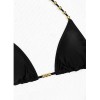 Bead Tie Sexy Split Bikini Set Women Halter Strappy Swimsuit Women Swimwear Two-pieces Bathing Suit JY1059