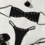 2026 New Metal Rings Mini Micro Thong Bikini Women Swimwear Swimsuit Two-pieces Bikini Set Bather Bathing Suit Swim Lady JY1050