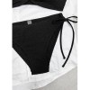 Sexy BikiniSolid Color Snake Fabric Backless Drawstring Sexy Two-Piece Bikini Swimsuit JY1060
