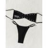 2026 New Metal Rings Mini Micro Thong Bikini Women Swimwear Swimsuit Two-pieces Bikini Set Bather Bathing Suit Swim Lady JY1050