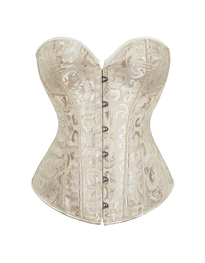 sexy black jacquard corset m1835C