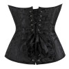 sexy black jacquard corset m1835C
