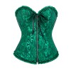 Women Sexy Jacquard Overbust Bustiers and Corsets Plus Size M1795