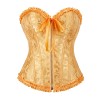 Women Sexy Jacquard Overbust Bustiers and Corsets Plus Size M1795