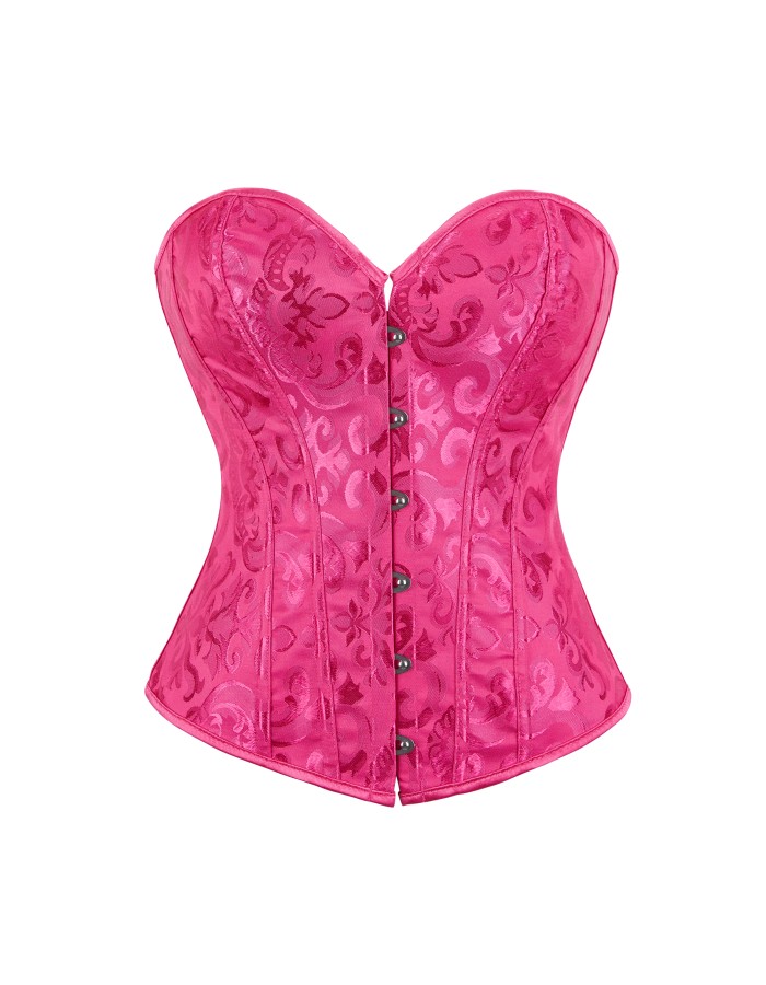 sexy black jacquard corset m1835C