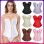 Women Sexy Jacquard Overbust Bustiers and Corsets Plus Size M1795