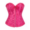 Women Sexy Jacquard Overbust Bustiers and Corsets Plus Size M1795