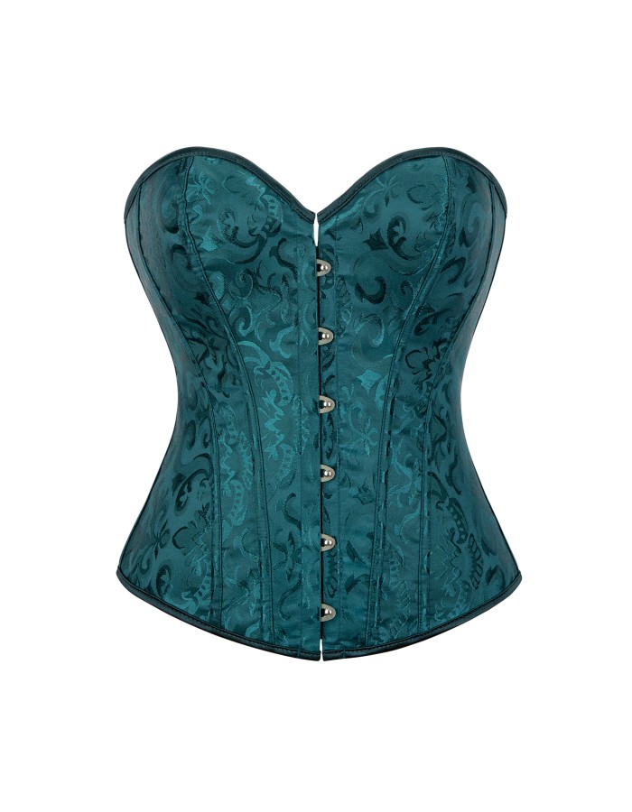 sexy black jacquard corset m1835C