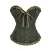 Women Sexy Corsets Bustiers Floral Burlesque Vintage Corset M26046