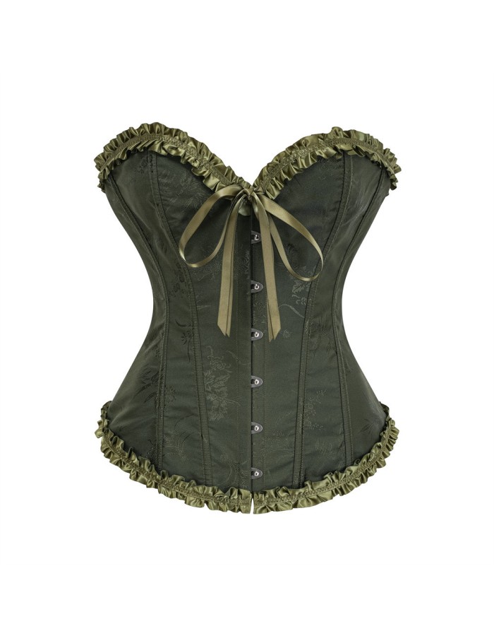 Women Sexy Corsets Bustiers Floral Burlesque Vintage Corset M26046