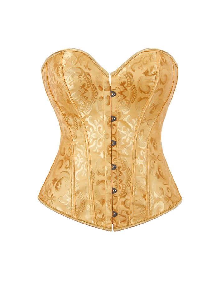 sexy black jacquard corset m1835C