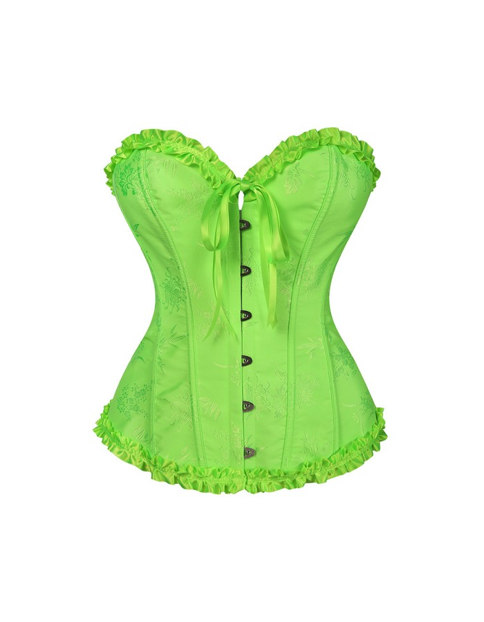Women Sexy Corsets Bustiers Floral Burlesque Vintage Corset M26046