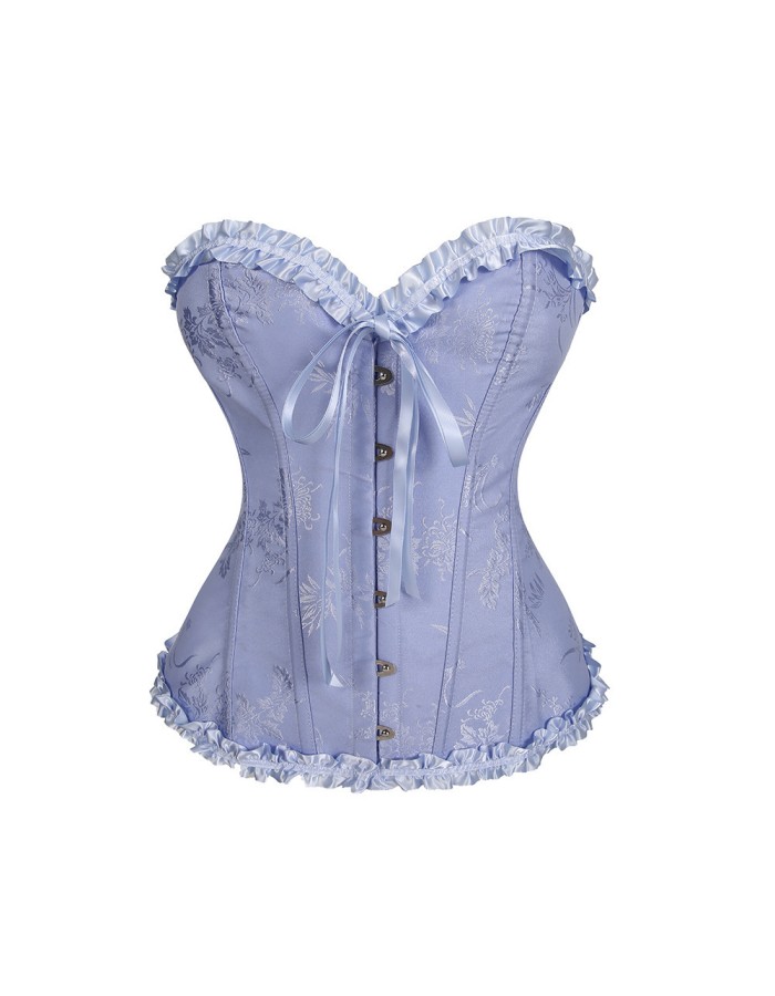 Women Sexy Corsets Bustiers Floral Burlesque Vintage Corset M26046