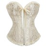 Women Sexy Jacquard Overbust Bustiers and Corsets Plus Size M1795