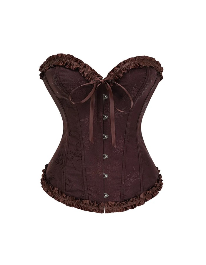 Women Sexy Corsets Bustiers Floral Burlesque Vintage Corset M26046