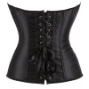 sexy white satin bustier m1639D